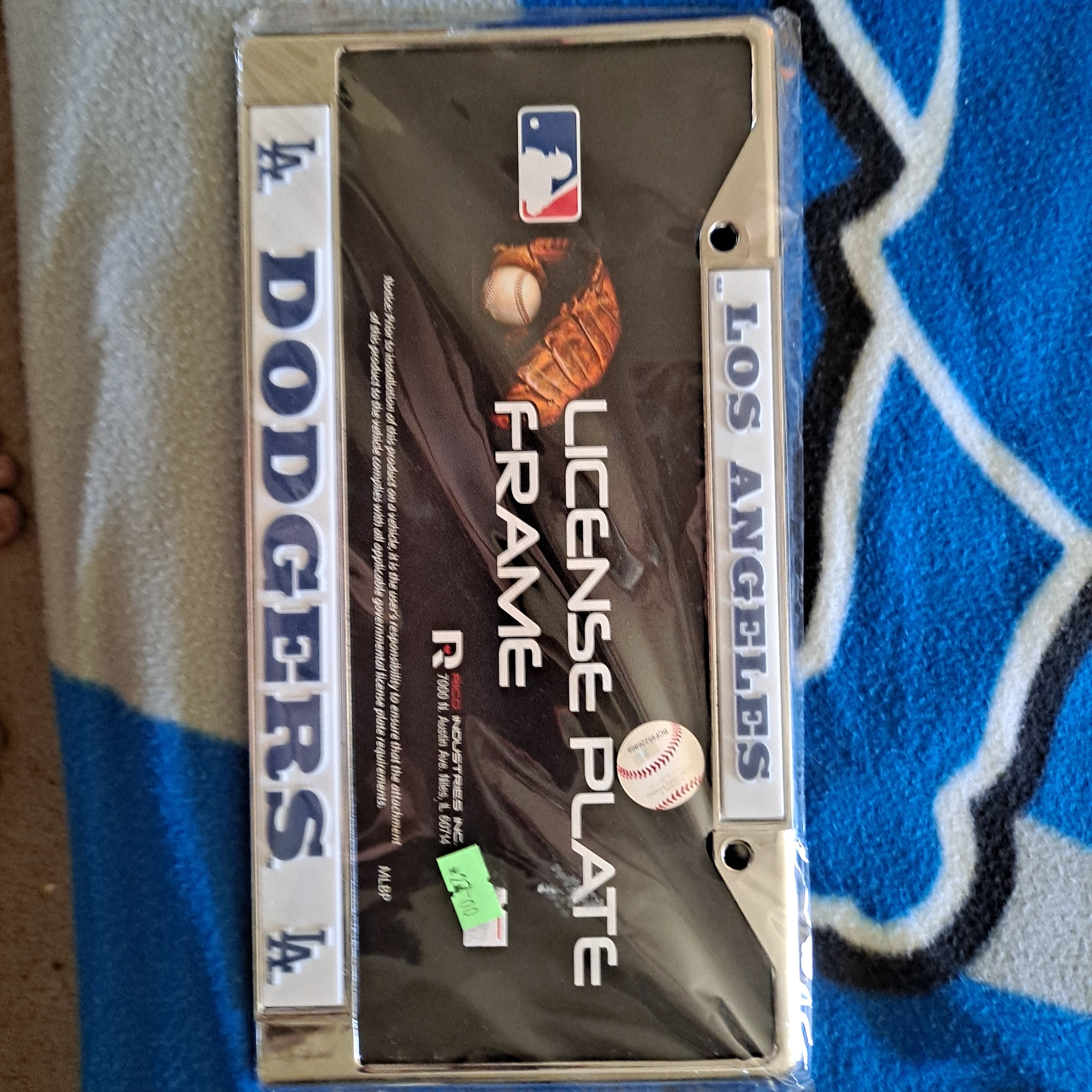 LA Dodgers Collectors License Plate Covers