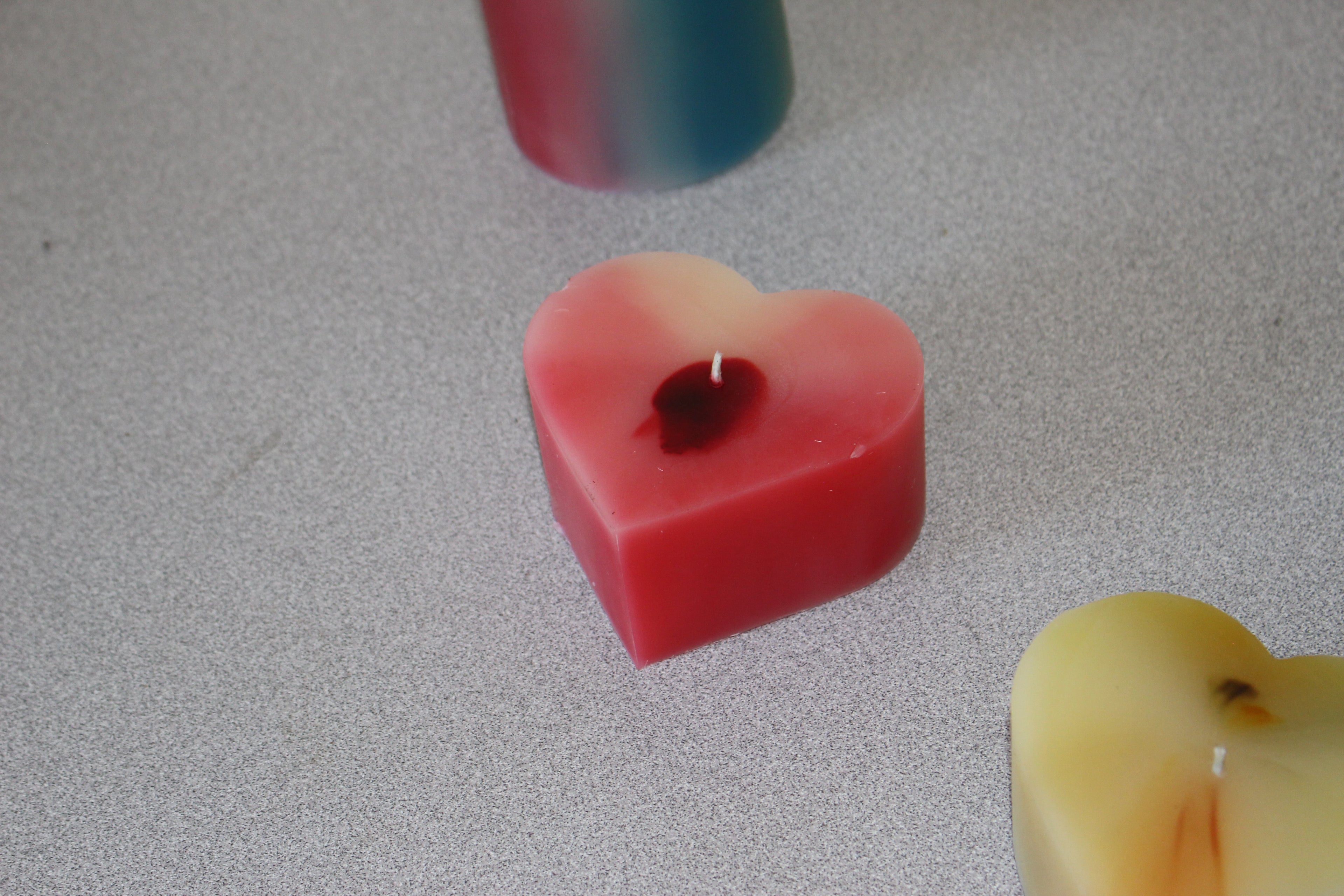Heart Beeswax Red Coconut