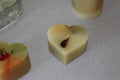 Heart Beeswax Light Color Coconut