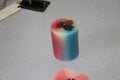 Round Pillar Rainbow Coconut