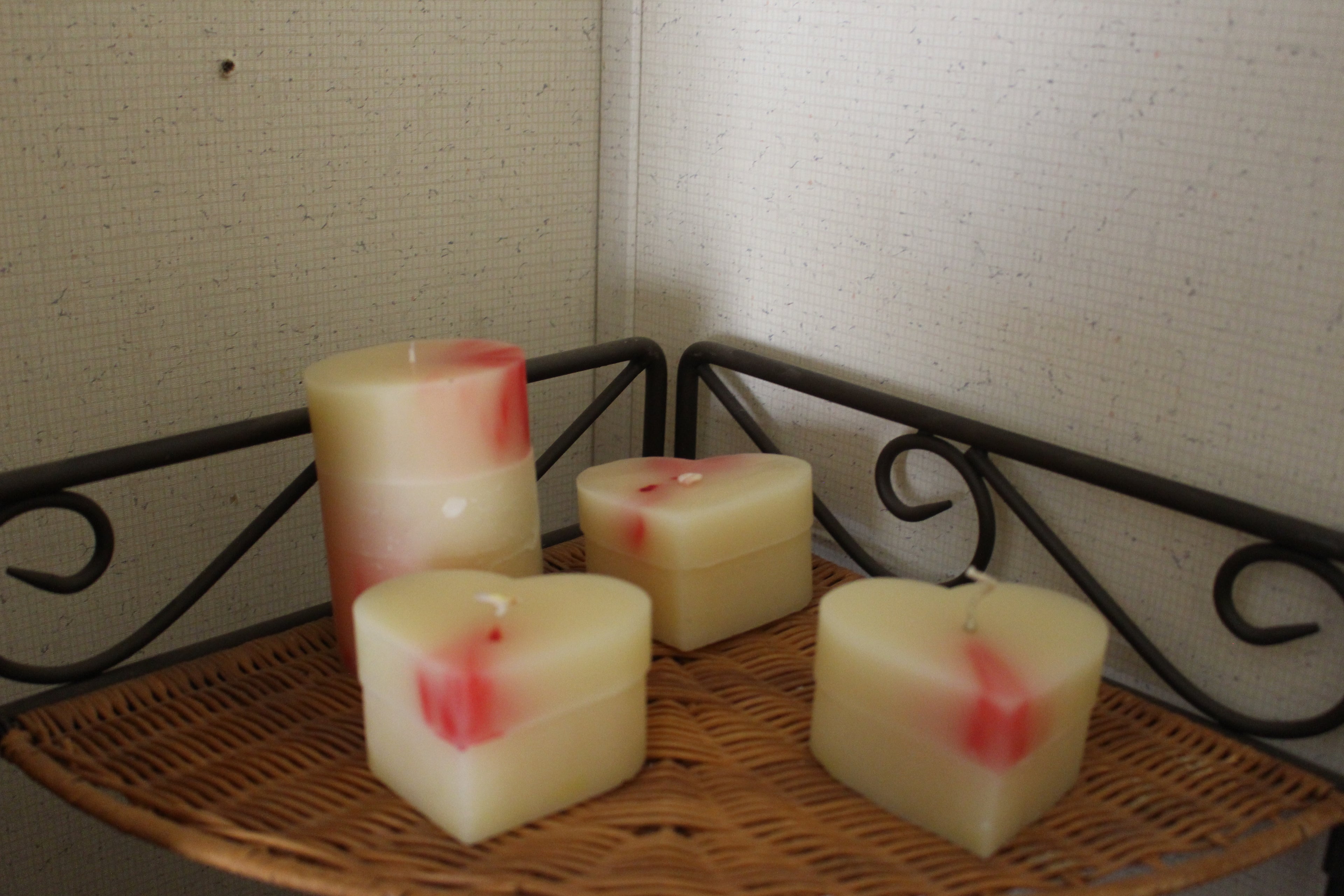 Beeswax Candle Bundle Red