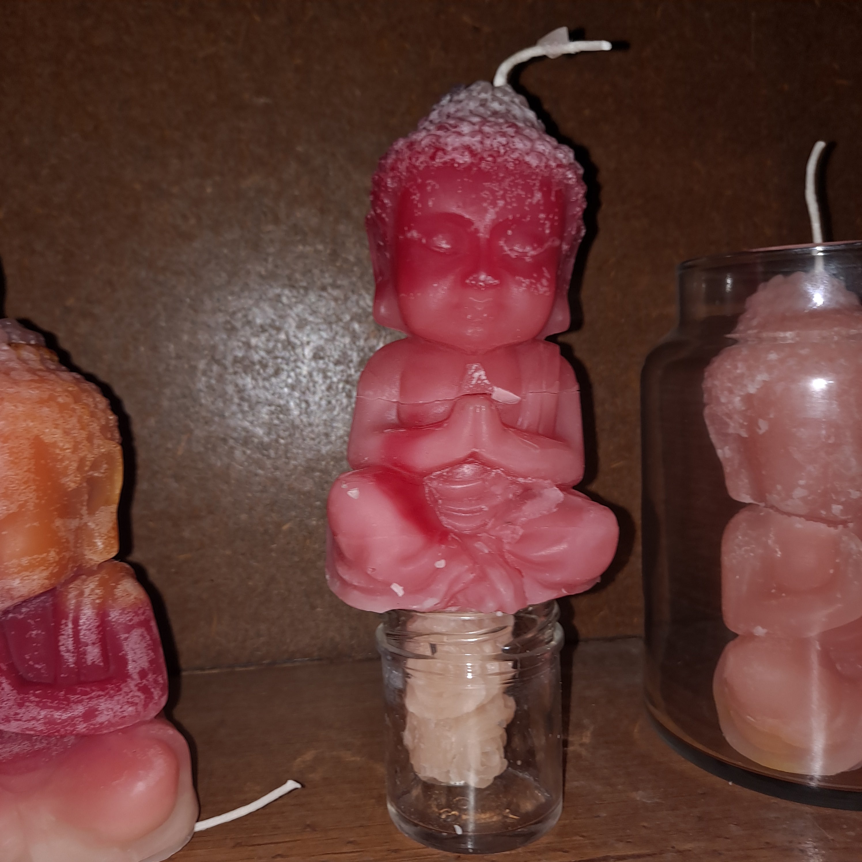 Buddha Beeswax Candle